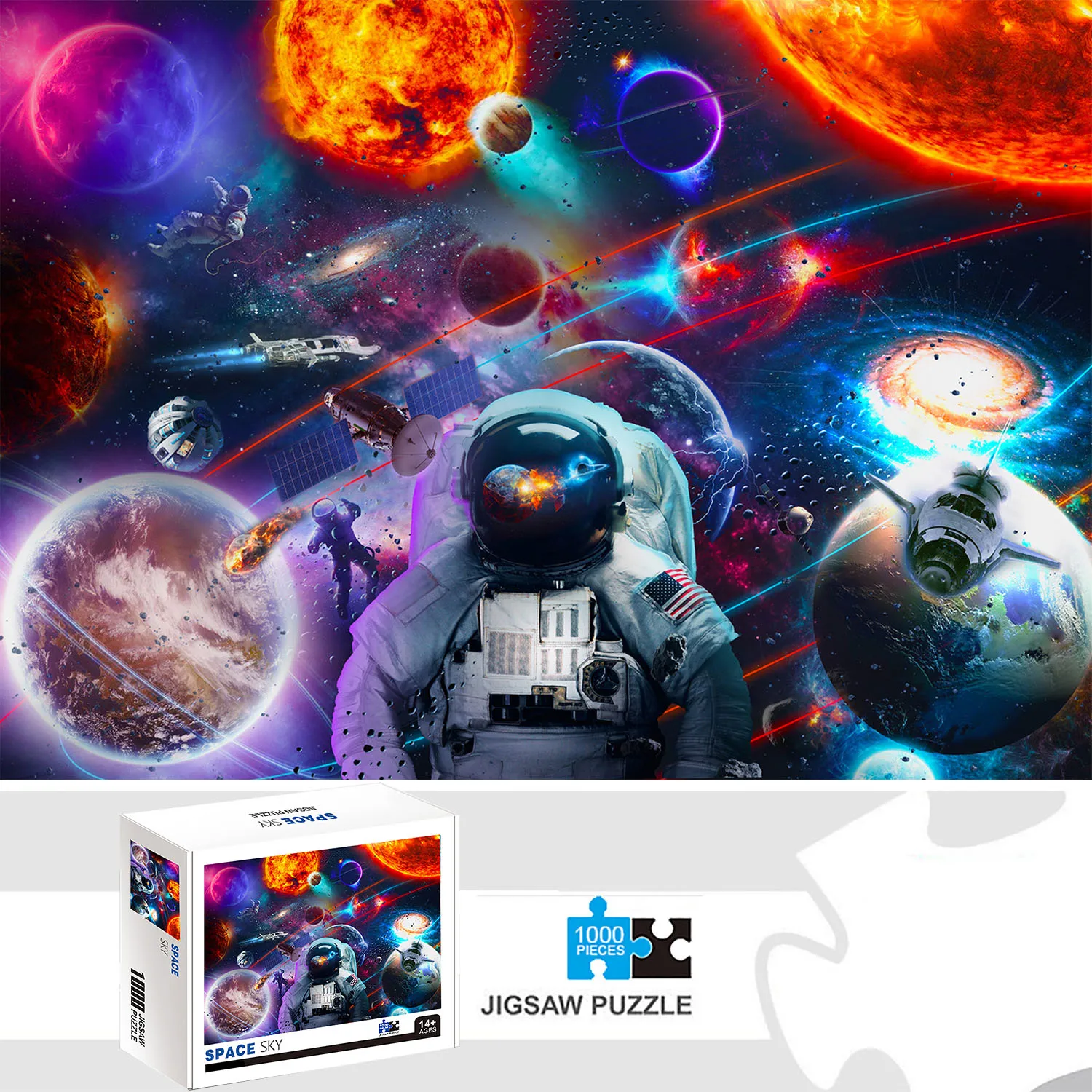 1000 Pieces Space Jigsaw Puzzle Home Decor Adults Puzzle Games Family Fun Floor Puzzles Educational Toys for Kids
1000 Pieces Space Jigsaw Puzzle Home Decor Adults Puzzle Games Family Fun Floor Puzzles Educational Toys for Kids