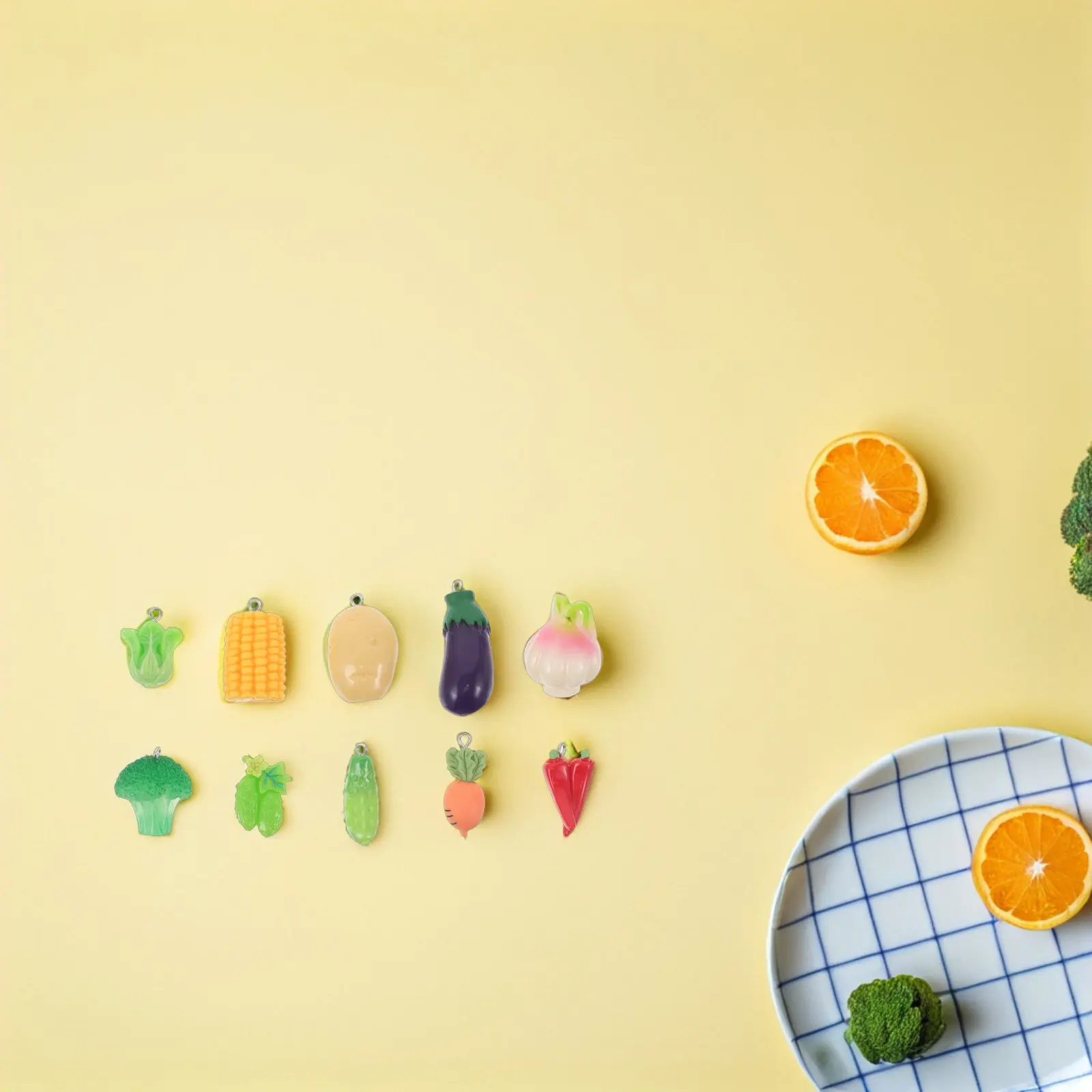 30Pcs DIY Resin Vegetable Charms Fake Food Pendants for Jewelry Making Cute Keychain Bracelet Earring Accessories Creative
30Pcs DIY Resin Vegetable Charms Fake Food Pendants for Jewelry Making Cute Keychain Bracelet Earring Accessories Creative