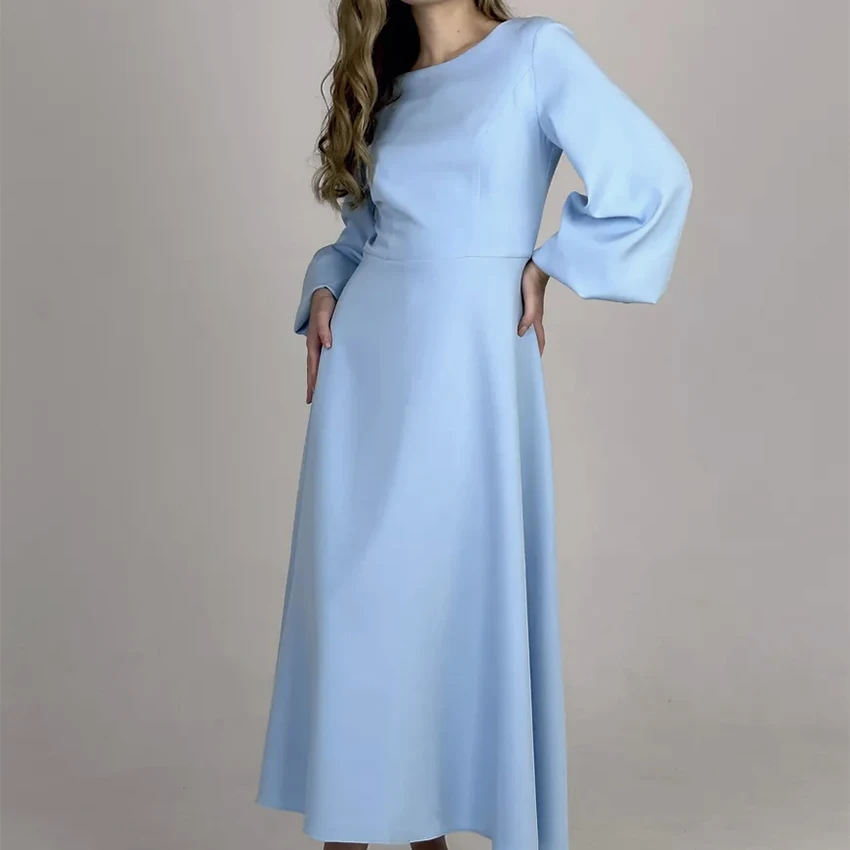 WXOY Women's Elegant Dress Round Neck Bubble Sleeve Pleated High Waist Swing Prom Cocktail Maxi Vacation Casual Dress
WXOY Women's Elegant Dress Round Neck Bubble Sleeve Pleated High Waist Swing Prom Cocktail Maxi Vacation Casual Dress