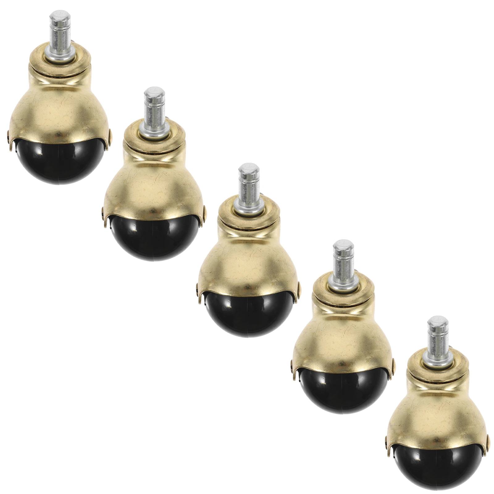 5pcs 2 Golden Spherical Caster Wheels PP Material Heavy Duty Office Chair Castor Furniture Replacement Gaming Wheel
5pcs 2 Golden Spherical Caster Wheels PP Material Heavy Duty Office Chair Castor Furniture Replacement Gaming Wheel