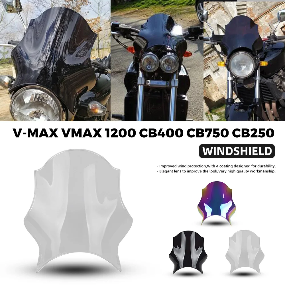 Motorcycle Front Windshield WindScreen Fairing Wind Deflector For Honda Hornet CB400 CB600 CB750 CB900 CB919 CB250 ALL YEARS
Motorcycle Front Windshield WindScreen Fairing Wind Deflector For Honda Hornet CB400 CB600 CB750 CB900 CB919 CB250 ALL YEARS