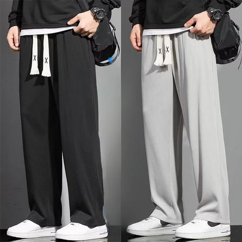 Men's Summer Casual Pants Ice Silk Sport Straight Leg Loose Cool Feeling Thin Long Trousers Faionable And Sli
Men's Summer Casual Pants Ice Silk Sport Straight Leg Loose Cool Feeling Thin Long Trousers Faionable And Sli