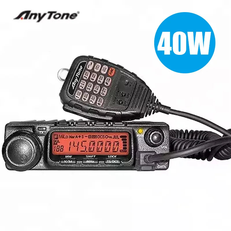 AnyTone AT-588 Mobile Radio Single Band Car Mobile Radio UHF 400-490MHz High Power 40W Protable Professional Walkie Talkie
AnyTone AT-588 Mobile Radio Single Band Car Mobile Radio UHF 400-490MHz High Power 40W Protable Professional Walkie Talkie