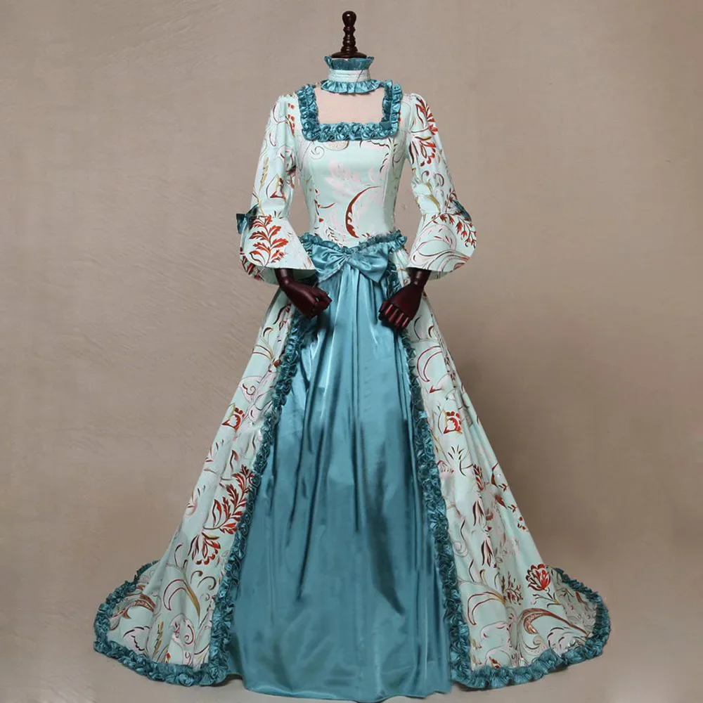 Women Cosplay Vintage Royal Court Stage Costume Medieval Renaissance Victorian Ball Gown Dress Maxi
Women Cosplay Vintage Royal Court Stage Costume Medieval Renaissance Victorian Ball Gown Dress Maxi