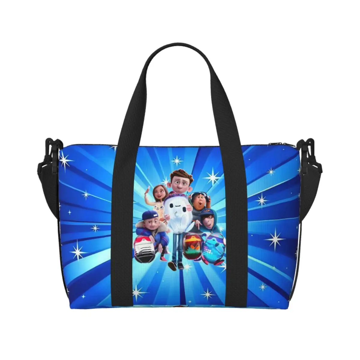 Custom Science Comedy Film Ron's Gone Wrong Beach Tote Bag Women Cartoon Anime Big Compartment Beach Gym Travel Bags
Custom Science Comedy Film Ron's Gone Wrong Beach Tote Bag Women Cartoon Anime Big Compartment Beach Gym Travel Bags
