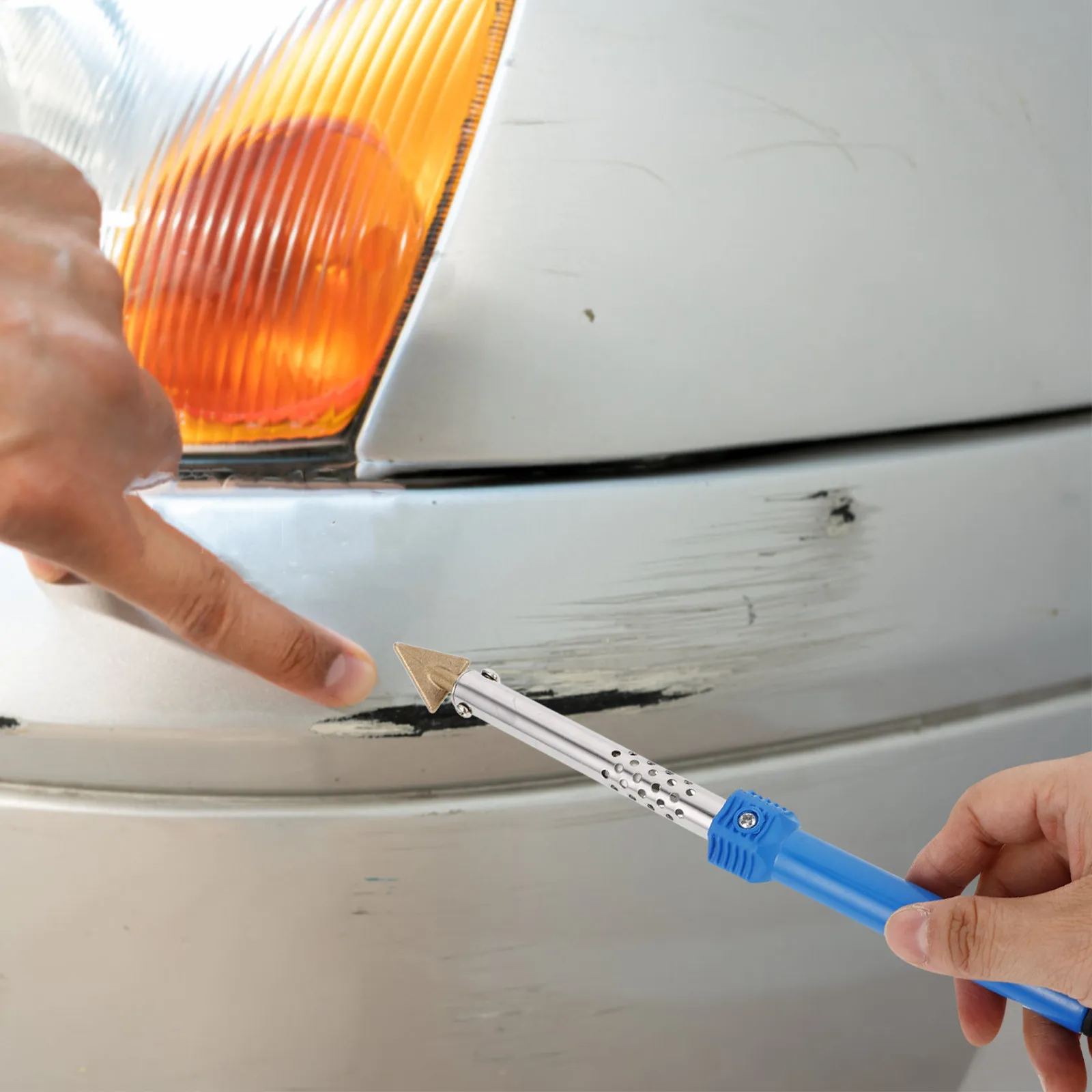 Car Plastic Welding Tool Plastic Welding Pen Bumper Repair Staples Dent Remover Tool for Car Auto Bumper Repair Kit Us Plug
Car Plastic Welding Tool Plastic Welding Pen Bumper Repair Staples Dent Remover Tool for Car Auto Bumper Repair Kit Us Plug