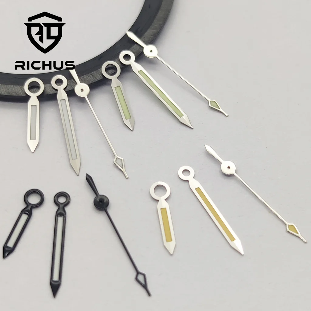 Стрелки часов RICHUS NH35 Серебряные стрелки часов Зеленые светящиеся подходят для NH34 NH35 NH36 ETA2824 2836 Механизм Miyota8215-DG
Стрелки часов RICHUS NH35 Серебряные стрелки часов Зеленые светящиеся подходят для NH34 NH35 NH36 ETA2824 2836 Механизм Miyota8215-DG