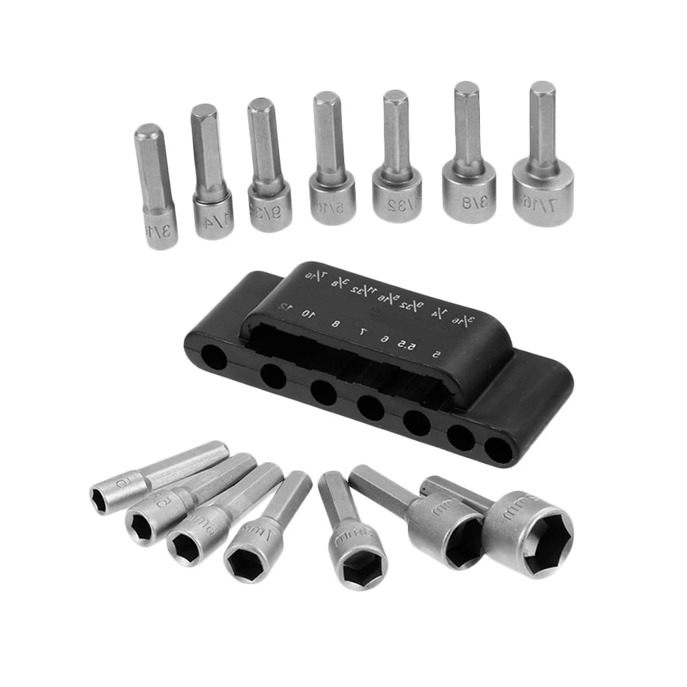 14 Pcs Strong Sleeve Wrench Hexagonal H Metric System Anti Rust Anti Slip Screw Spanner Pneumatic Bits Tool Power Nut Driver
14 Pcs Strong Sleeve Wrench Hexagonal H Metric System Anti Rust Anti Slip Screw Spanner Pneumatic Bits Tool Power Nut Driver