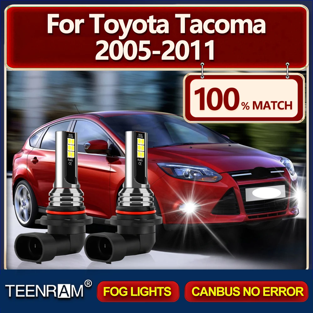 2Pcs 9005 HB3 Canbus LED Fog Lights 20000LM Plug And Play Auto Lamps 12V For Toyota Tacoma 2005 2006 2007 2008 2009 2010 2011
2Pcs 9005 HB3 Canbus LED Fog Lights 20000LM Plug And Play Auto Lamps 12V For Toyota Tacoma 2005 2006 2007 2008 2009 2010 2011