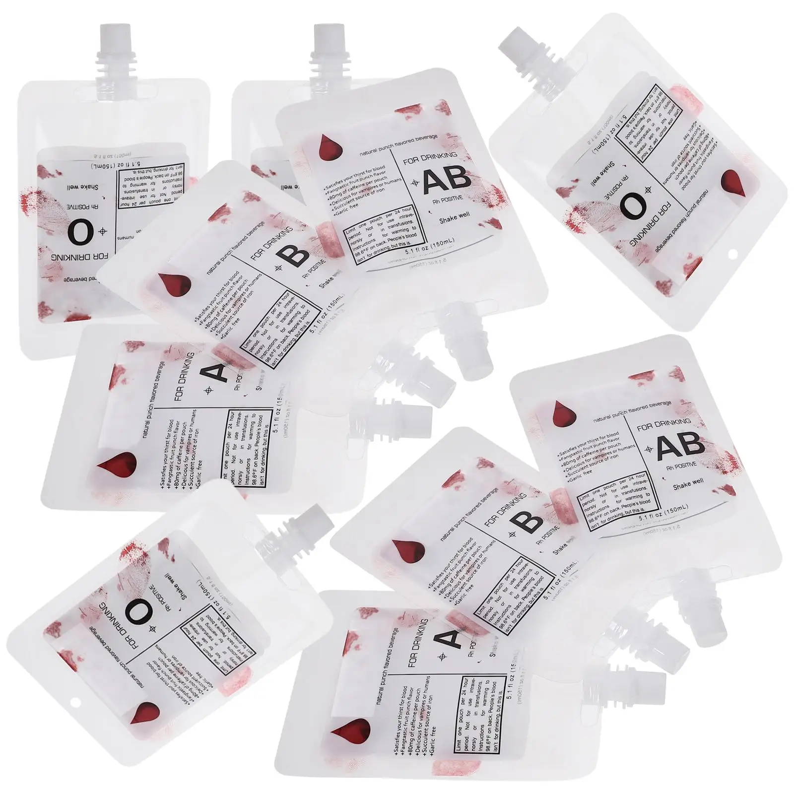 12 Pcs Bag Drink Storage Bags Halloween Kids Liquid Drinks Party Supplies Festive Decorations
12 Pcs Bag Drink Storage Bags Halloween Kids Liquid Drinks Party Supplies Festive Decorations