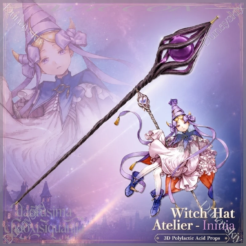 Anime Witch Hat Atelier Cosplay Ininia Staff Kawaii Magic Staff 3D Polylactic Acid Props Accessories 코스프레 Halloween Christmas
Anime Witch Hat Atelier Cosplay Ininia Staff Kawaii Magic Staff 3D Polylactic Acid Props Accessories 코스프레 Halloween Christmas