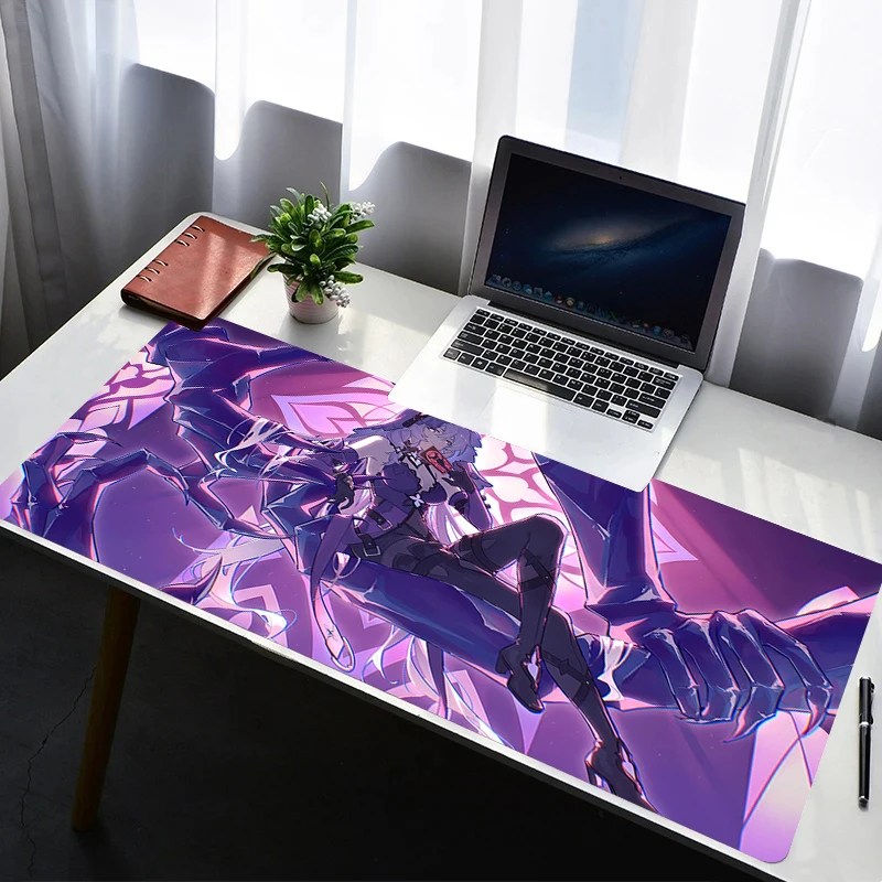 Mouse Pad Computer Gaming Accessories Mousepad Rubber H-honkai Star Rail Black Swan Extended Desk Mat Laptop Gamer Keyboard Pad
Mouse Pad Computer Gaming Accessories Mousepad Rubber H-honkai Star Rail Black Swan Extended Desk Mat Laptop Gamer Keyboard Pad