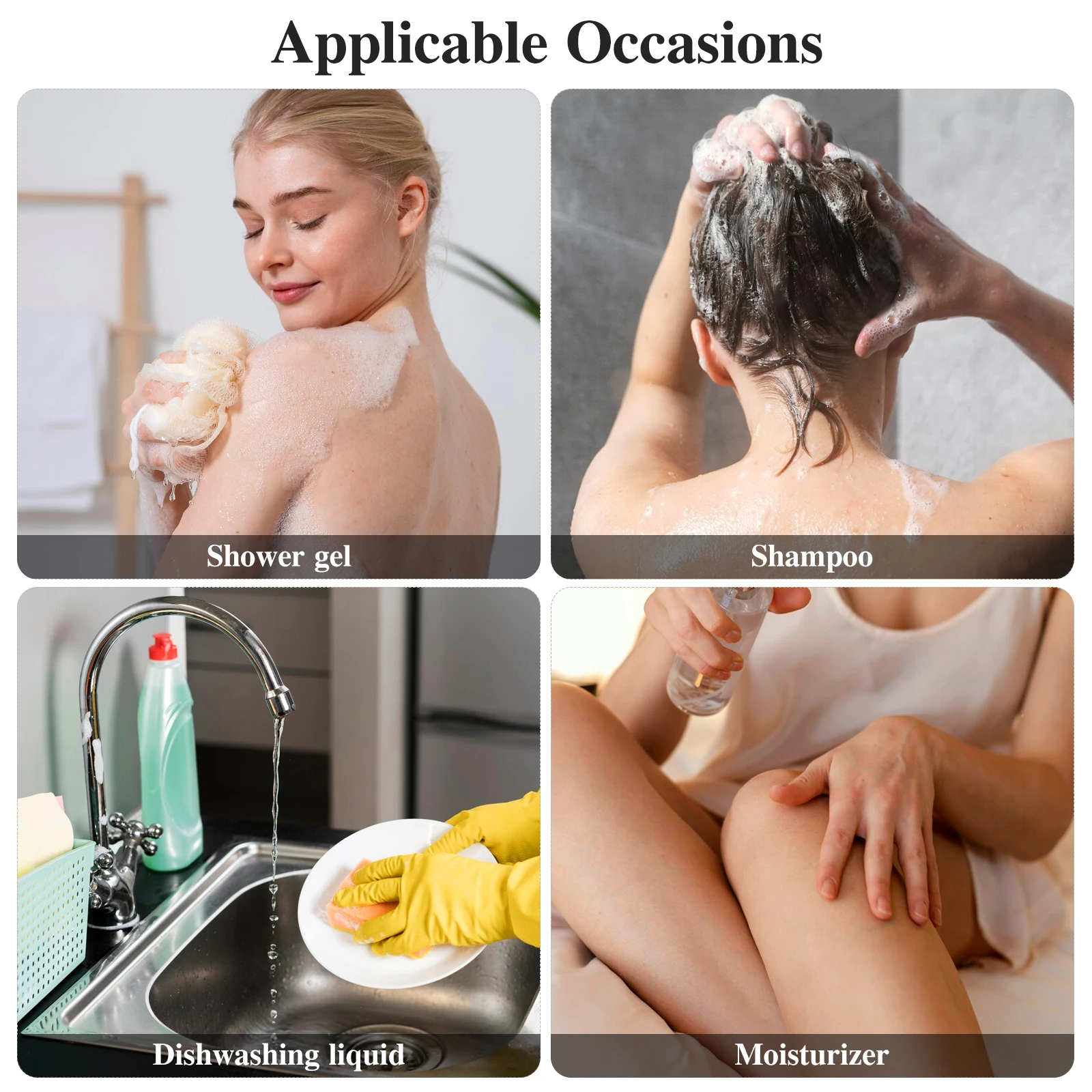 3 Pcs Leak Proof Bottle Caps Shampoo Shower Gel Lotion Condiment Jar Lid Covers TPE Material Bathroom Kitchen Home
3 Pcs Leak Proof Bottle Caps Shampoo Shower Gel Lotion Condiment Jar Lid Covers TPE Material Bathroom Kitchen Home
