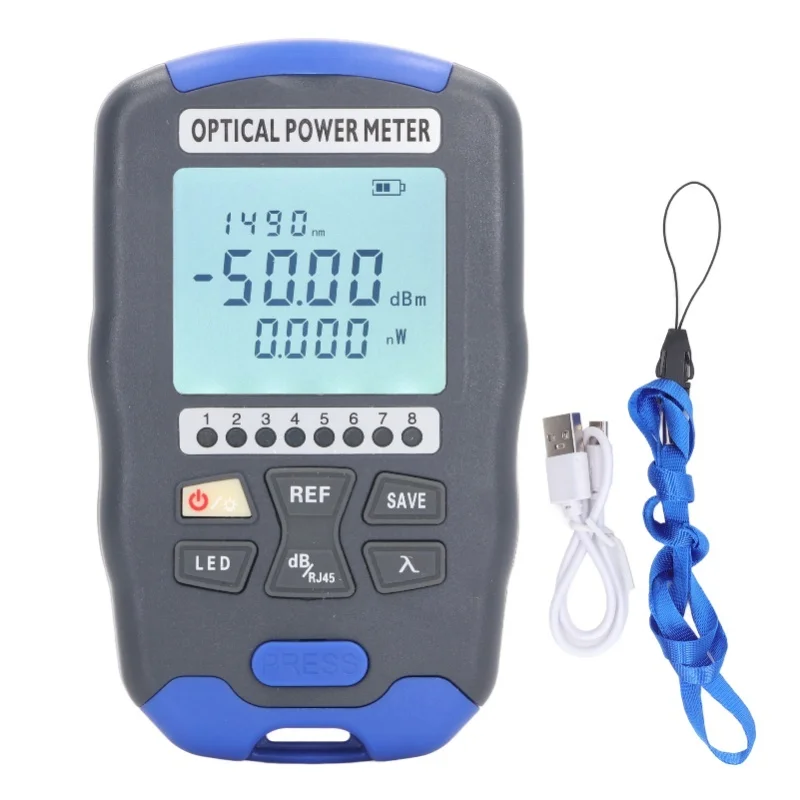 3 In 1 Optical Fiber Power Meter 850 To 1650nm LED Rechargeable Optical Power Meter -70 To +10dbm
3 In 1 Optical Fiber Power Meter 850 To 1650nm LED Rechargeable Optical Power Meter -70 To +10dbm