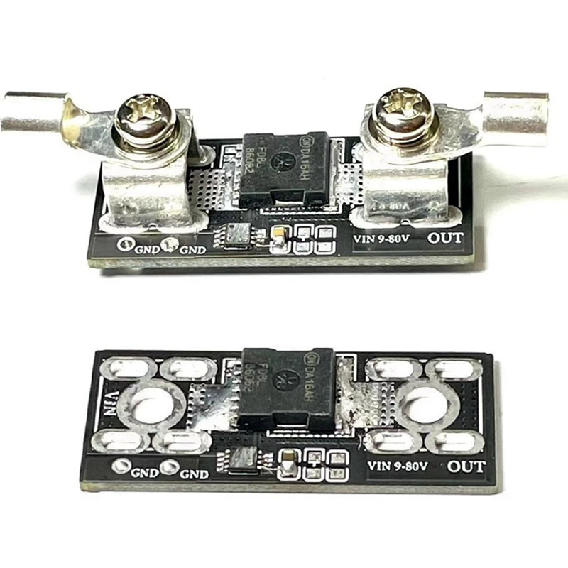 80V 50A Perfect Diode Module Solar Controller Anti-Reverse Charging Anti-Reverse Current Protection, with Terminal
80V 50A Perfect Diode Module Solar Controller Anti-Reverse Charging Anti-Reverse Current Protection, with Terminal