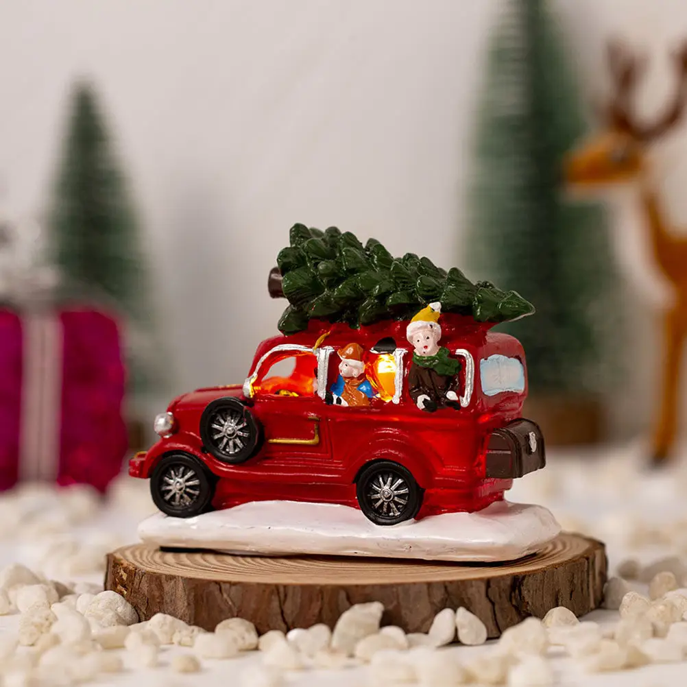 Glowing Car nament Christmas Resin Decoration Xmas Party Table Desktop Accessories Bright Color Realistic Artistic Home
Glowing Car nament Christmas Resin Decoration Xmas Party Table Desktop Accessories Bright Color Realistic Artistic Home