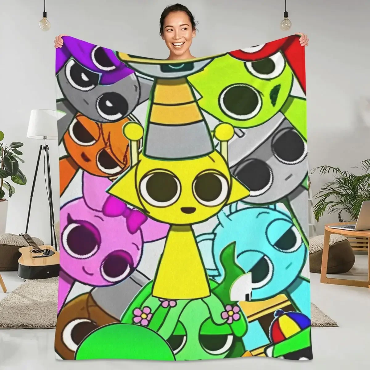 Sprunki Incredibox Game Blankets Airplane Travel Flannel Throw Blanket For Outdoor Warm Soft Design Quality Bedspread Gift
Sprunki Incredibox Game Blankets Airplane Travel Flannel Throw Blanket For Outdoor Warm Soft Design Quality Bedspread Gift