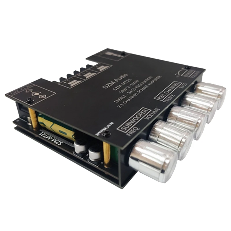 2.1 Channel Bluetooth Digital Power Amplifier Board Module High/Bass 50Wx2+100W High Power Amplifier Durable
2.1 Channel Bluetooth Digital Power Amplifier Board Module High/Bass 50Wx2+100W High Power Amplifier Durable