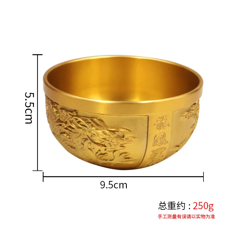 Brass Auspicious Pure Copper Dragon and Phoenix Treasure Bowl Ornament Office Home Desktop Creative Deco
Brass Auspicious Pure Copper Dragon and Phoenix Treasure Bowl Ornament Office Home Desktop Creative Deco
