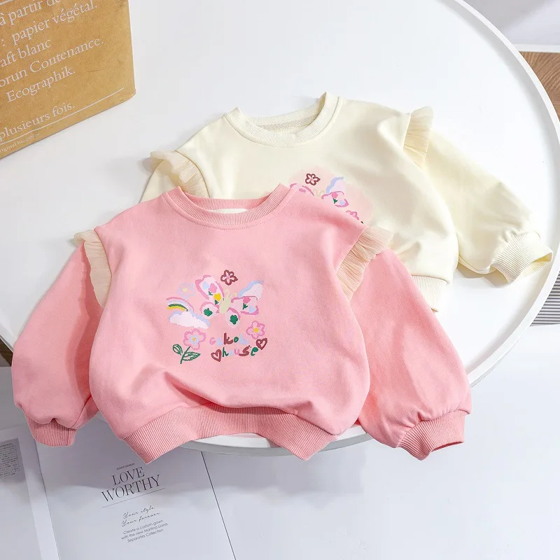 LYY-Girls2024Spring Wear New Top Cute Baby Girl Casual Pullover Children's Printed round Neck Spring and Autumn Sweater
LYY-Girls2024Spring Wear New Top Cute Baby Girl Casual Pullover Children's Printed round Neck Spring and Autumn Sweater