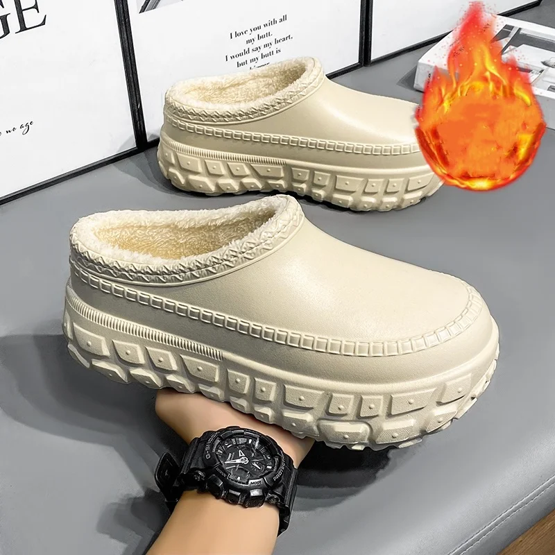 Couple Style Men's and Women's Baotou Cotton Slippers Winter Velvet Thick-Soled Non-Slip Warm Waterproof Bag Heel Cotton Shoes
Couple Style Men's and Women's Baotou Cotton Slippers Winter Velvet Thick-Soled Non-Slip Warm Waterproof Bag Heel Cotton Shoes