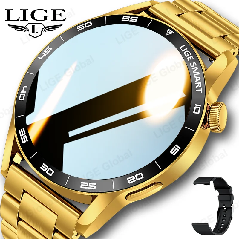 LIGE New Smart Watch Men Sports Fitness IP68 Waterproof 1.38" HD Display BT Call Smartwatch Steel Band Watches For Android IOS
LIGE New Smart Watch Men Sports Fitness IP68 Waterproof 1.38" HD Display BT Call Smartwatch Steel Band Watches For Android IOS