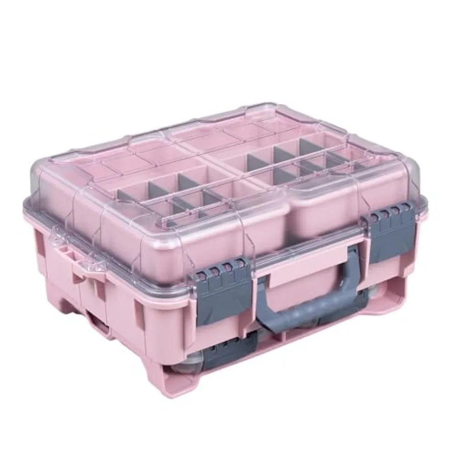 Universal Fishing Tackle Box with Interior Design for Fishing Gifts in Pink
Universal Fishing Tackle Box with Interior Design for Fishing Gifts in Pink