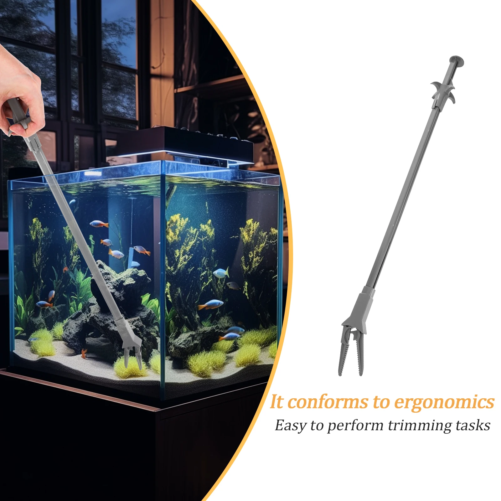 50cm Aquarium Aquatic Planting Clamp Long handle Plastic Tweezer portable water Plant Tongs fish Feeding Fish Tank Cleaning Tool
50cm Aquarium Aquatic Planting Clamp Long handle Plastic Tweezer portable water Plant Tongs fish Feeding Fish Tank Cleaning Tool