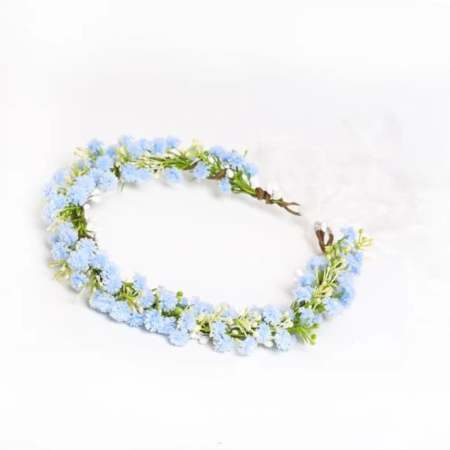 Babys Breath Flower Headband with Green Leaf Bohemian Floral Headpiece Hair Wreath for Women Wedding Accessorie
Babys Breath Flower Headband with Green Leaf Bohemian Floral Headpiece Hair Wreath for Women Wedding Accessorie