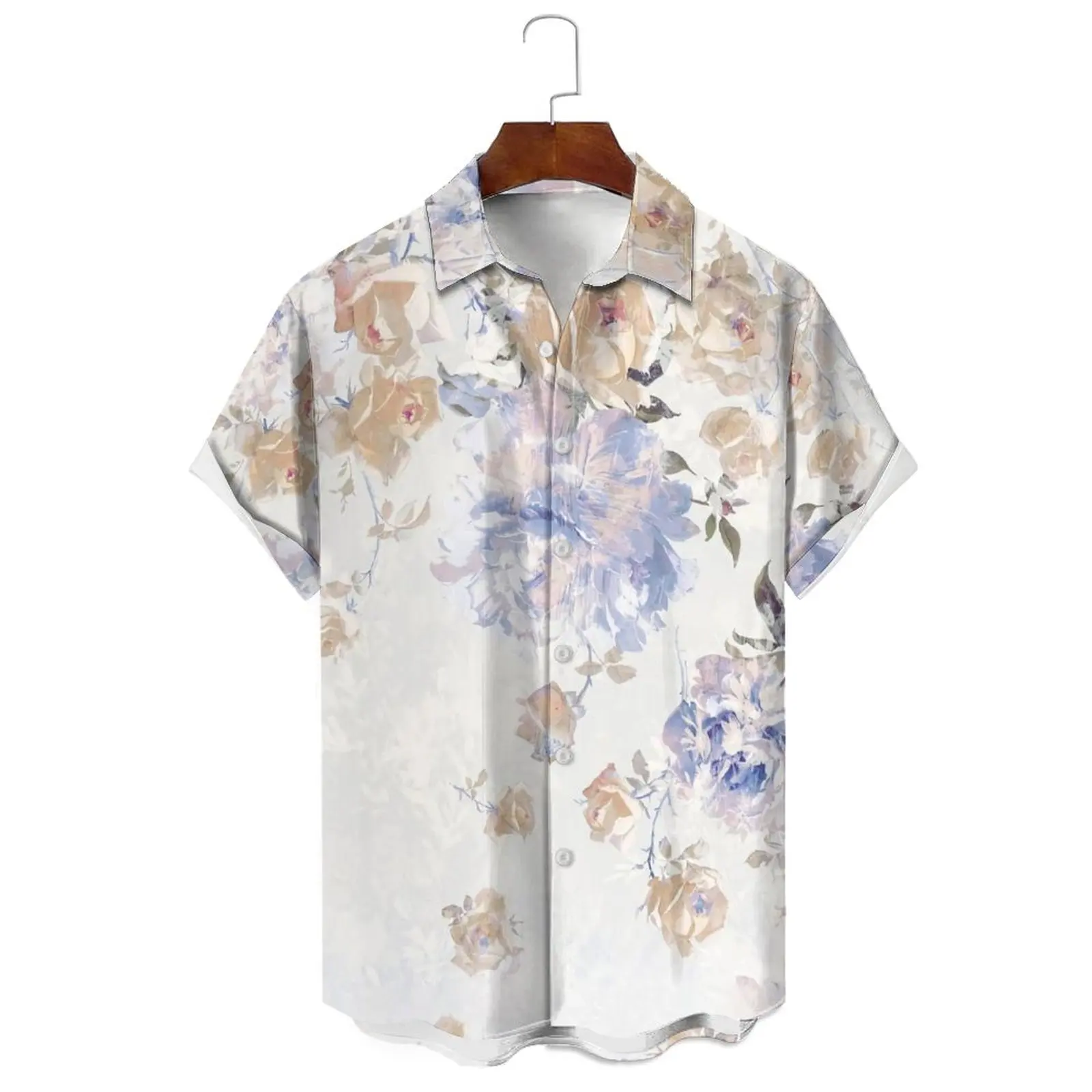 Fashionable Summer Men's/Women's Morandi Color Simple Illustrated Print Loose Casual Breathable Lapel Short-Sleeved Shirt
Fashionable Summer Men's/Women's Morandi Color Simple Illustrated Print Loose Casual Breathable Lapel Short-Sleeved Shirt