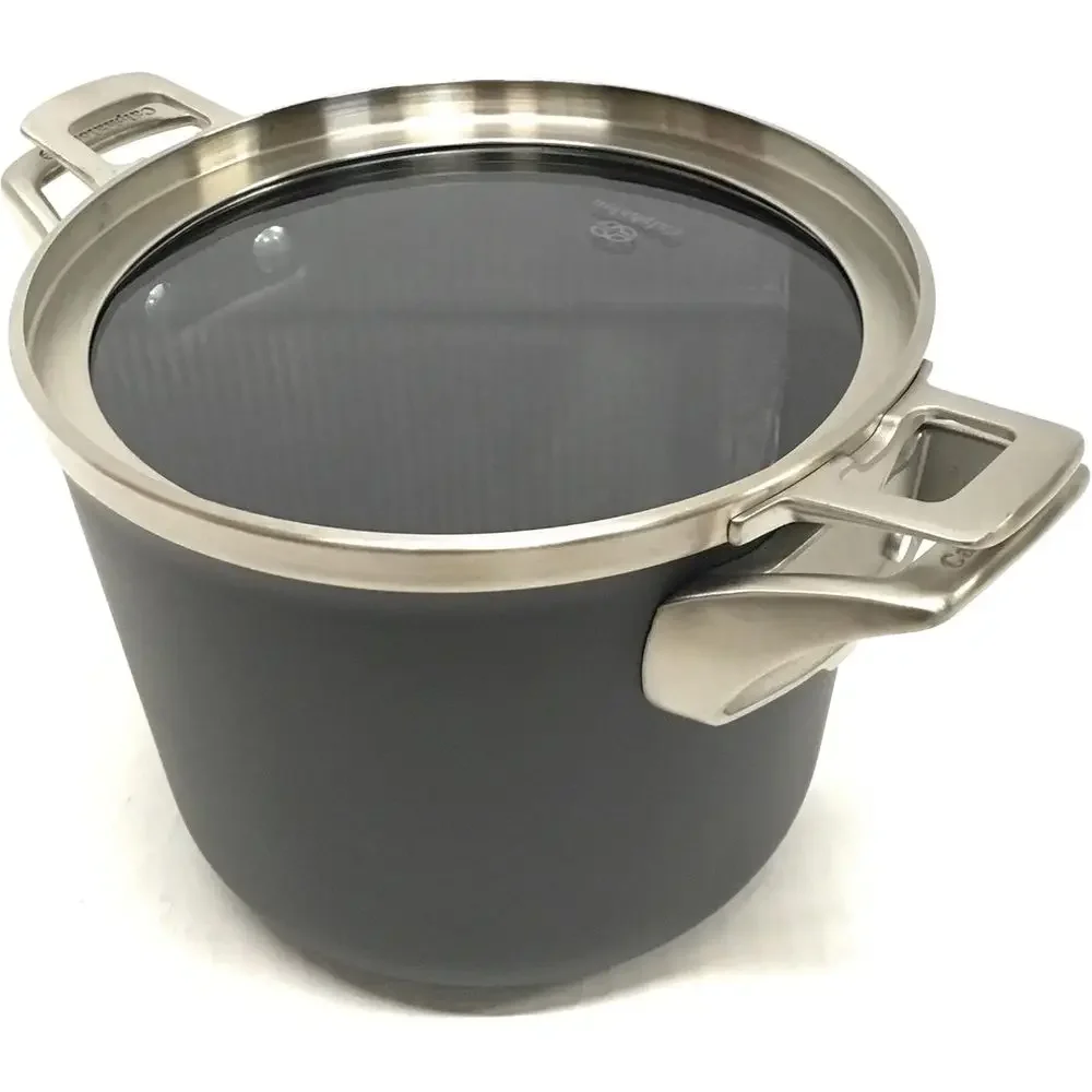 Space-Saving Nonstick 4.5qt Soup Pot with Lid
Space-Saving Nonstick 4.5qt Soup Pot with Lid