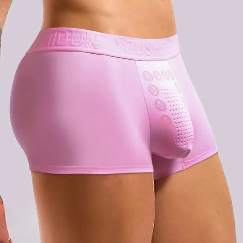 Men's Cotton Bulge Boxy Underwear Seamless Boxer Briefs Tourmaline Massage Beads Antibacterial Gusset Comfortable Sports Trunks
Men's Cotton Bulge Boxy Underwear Seamless Boxer Briefs Tourmaline Massage Beads Antibacterial Gusset Comfortable Sports Trunks