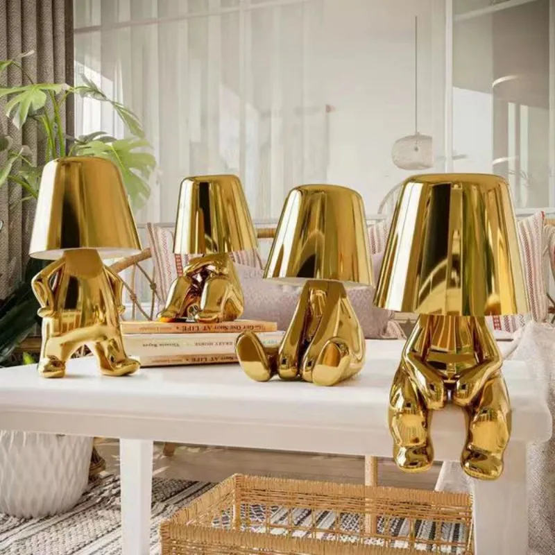 Gold Lamp Bedside Table USB Touch Dimming Small Night Light Living Room Bedroom Decoration Cute Children's Gift
Gold Lamp Bedside Table USB Touch Dimming Small Night Light Living Room Bedroom Decoration Cute Children's Gift