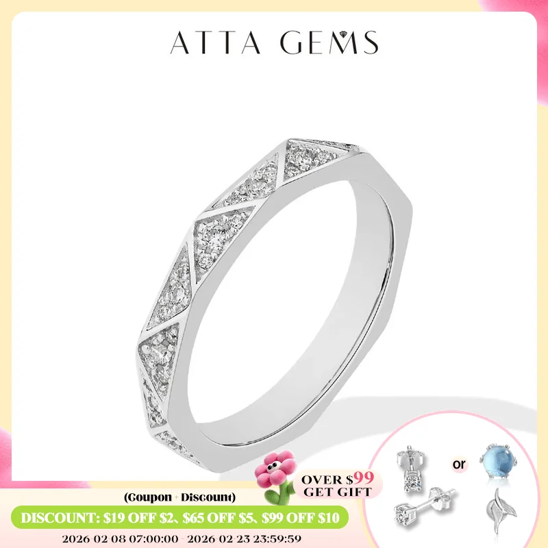 ATTAGEMS стерлингового серебра 925 пробы, кольцо с муассанитом вечности, геометрическое угловое кольцо для женщин, позолоченное 18 карат, роскошные юбилейные украшения
ATTAGEMS стерлингового серебра 925 пробы, кольцо с муассанитом вечности, геометрическое угловое кольцо для женщин, позолоченное 18 карат, роскошные юбилейные украшения