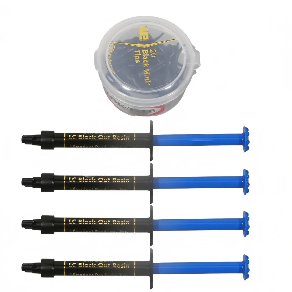 Ultradent LC Block-Out Dental Model Resin Light Cure Spacer Material for Whitening Trays Reservoir & Model Repair 4 Syringes
Ultradent LC Block-Out Dental Model Resin Light Cure Spacer Material for Whitening Trays Reservoir & Model Repair 4 Syringes
