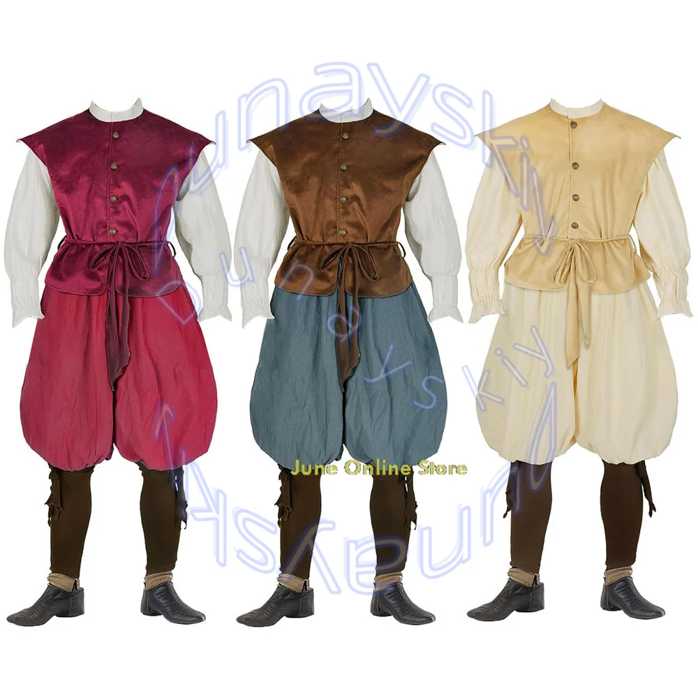 Halloween Costume Retro Medieval Renaissance Pirate Viking Knight Belted Full Set Of Stage Performance Attire For Halloween
Halloween Costume Retro Medieval Renaissance Pirate Viking Knight Belted Full Set Of Stage Performance Attire For Halloween