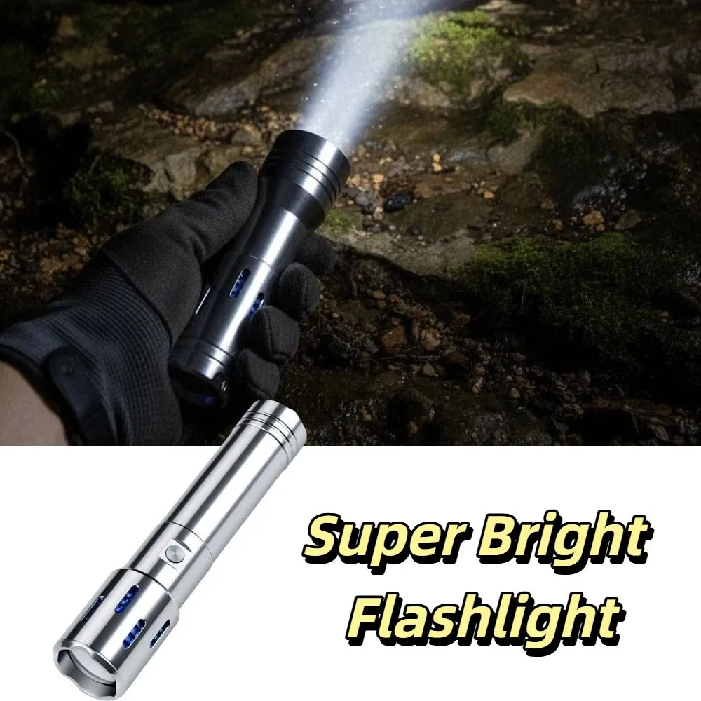 Aluminum Alloy Super-Bright Flashlight Super-Bright Long-Range Multi-Functional Flashlight Multi-Functional
Aluminum Alloy Super-Bright Flashlight Super-Bright Long-Range Multi-Functional Flashlight Multi-Functional