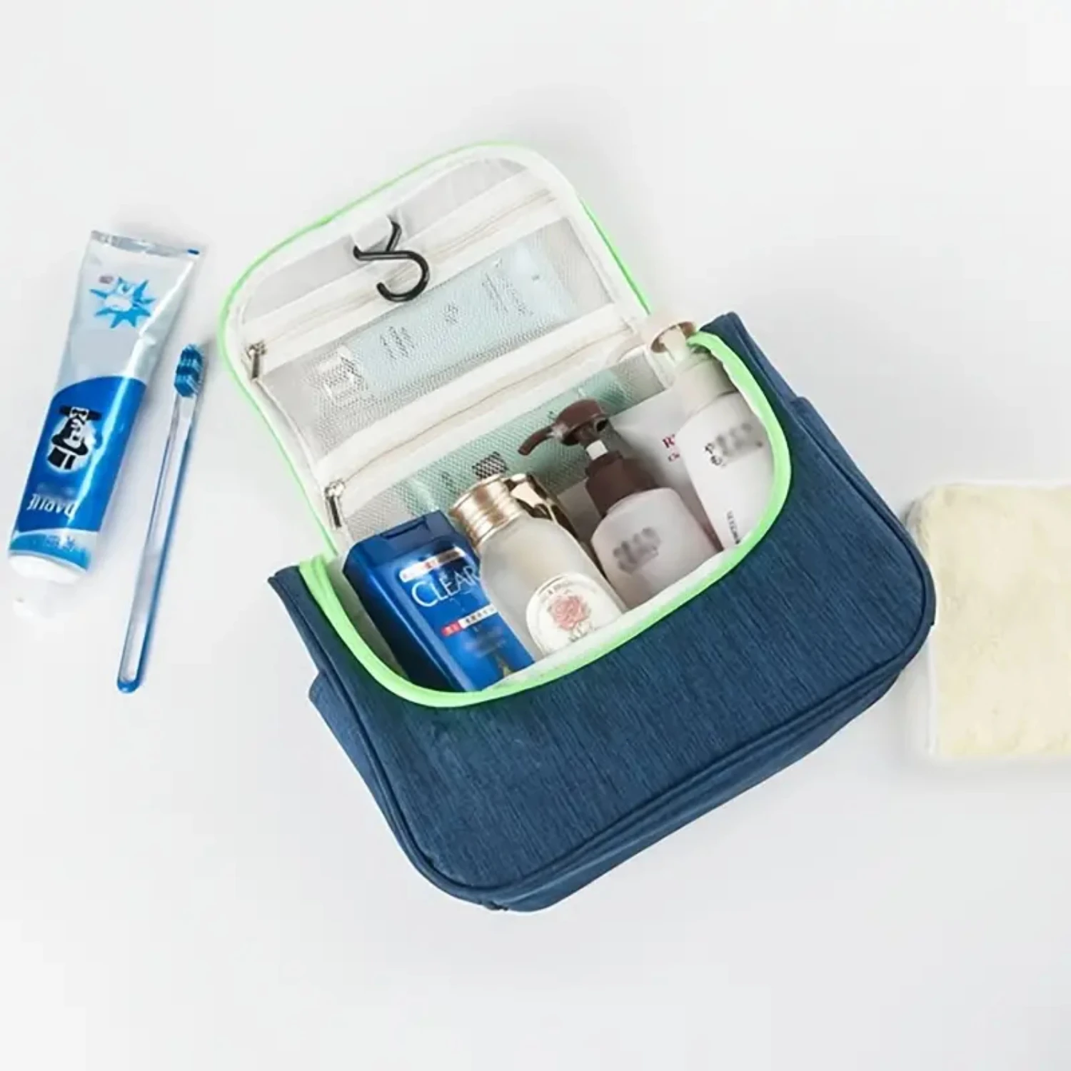 Portable, versatile and compact Travel Wash Bag with efficient Simple Storage, innovative Three-dimensional Design, and Multi-co
Portable, versatile and compact Travel Wash Bag with efficient Simple Storage, innovative Three-dimensional Design, and Multi-co