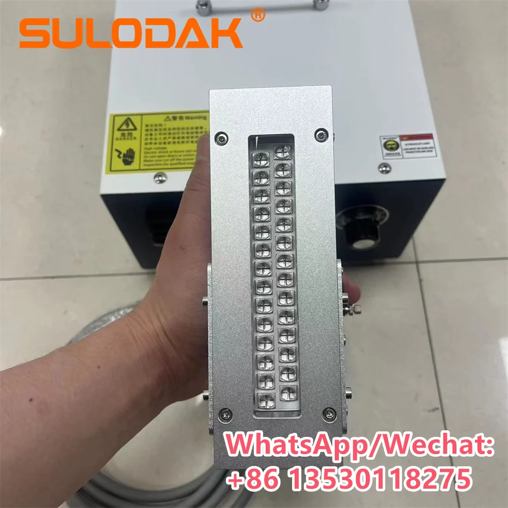 Air cooling System UV LED Lamp UV Ink Curing light 110*20mm for Epoxy Resin Glue adhesion Dry Light PVC
Air cooling System UV LED Lamp UV Ink Curing light 110*20mm for Epoxy Resin Glue adhesion Dry Light PVC