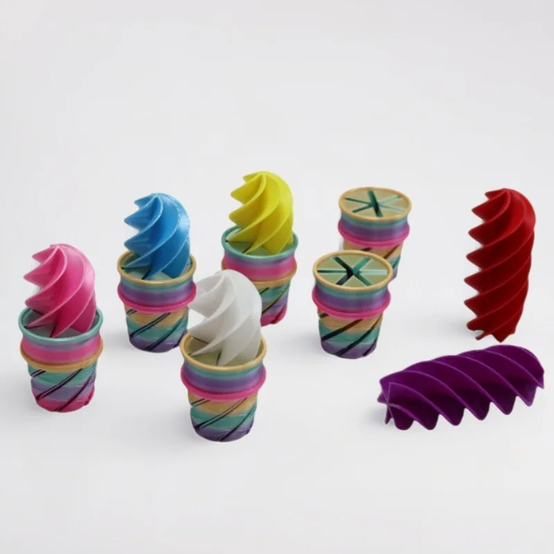 3D Printed Spiral Cone Fidget Toy Spinning Ice Cream Anti Stress Relief Desk Toy for Kids Adults Antistress Pass Through Pyramid
3D Printed Spiral Cone Fidget Toy Spinning Ice Cream Anti Stress Relief Desk Toy for Kids Adults Antistress Pass Through Pyramid