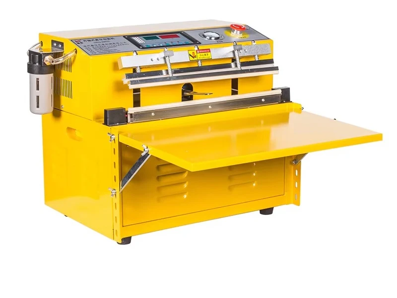 Automatic external edible fish vacuum nitrogen flushing and sealing packaging machine 
Automatic external edible fish vacuum nitrogen flushing and sealing packaging machine