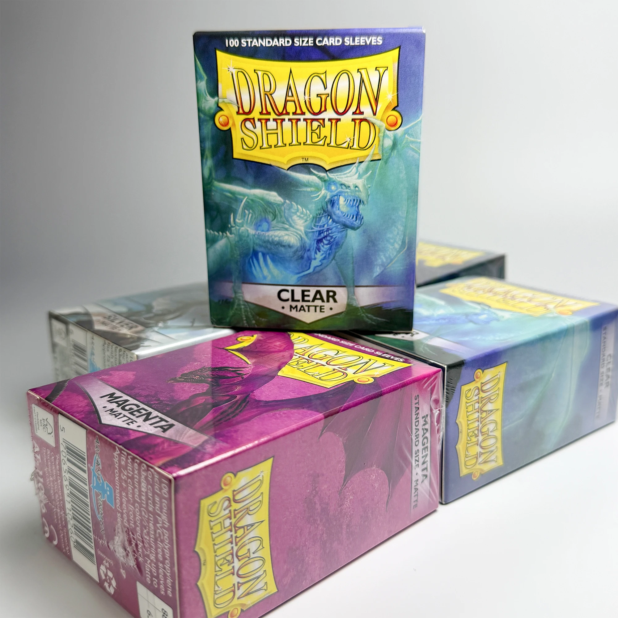 500Pcs Dragon Shield Matte Sleeves 66×91mm TCG Standard Anti-Scratch Anti-Bend Waterproof Keep Mint Card Protector
500Pcs Dragon Shield Matte Sleeves 66×91mm TCG Standard Anti-Scratch Anti-Bend Waterproof Keep Mint Card Protector