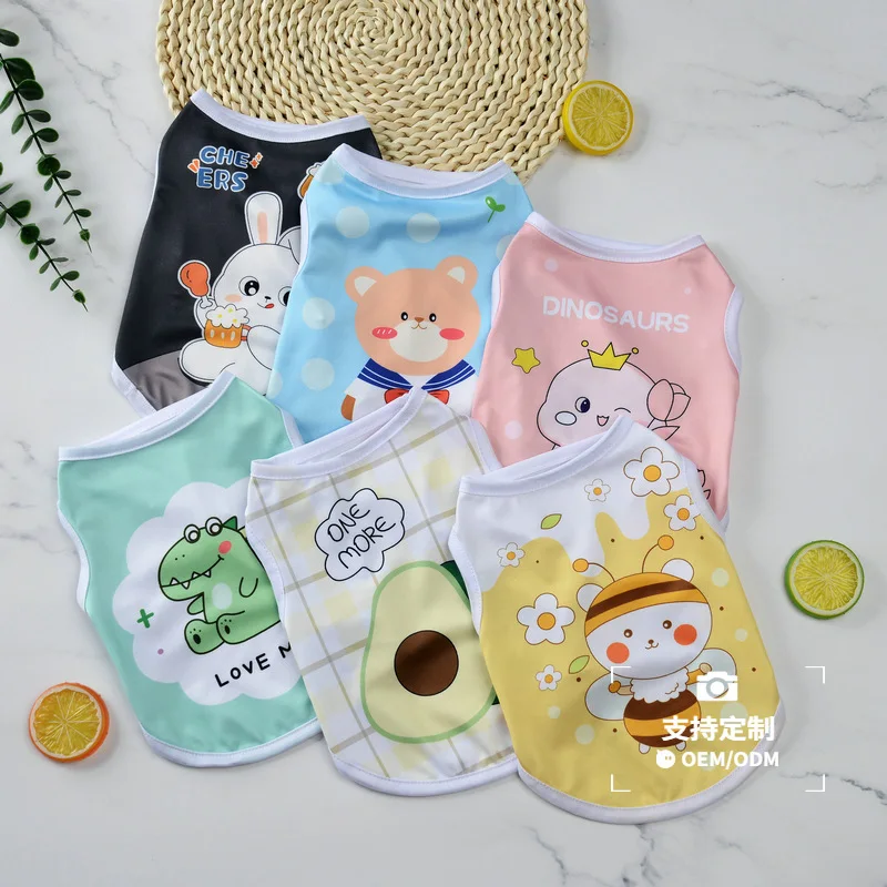 Pet Dog Thin Vest Summer Cool Puppy Clothes Sunproof Breathable Puppy Cat Clothing Flexisible Doggy Costume Wholesale
Pet Dog Thin Vest Summer Cool Puppy Clothes Sunproof Breathable Puppy Cat Clothing Flexisible Doggy Costume Wholesale