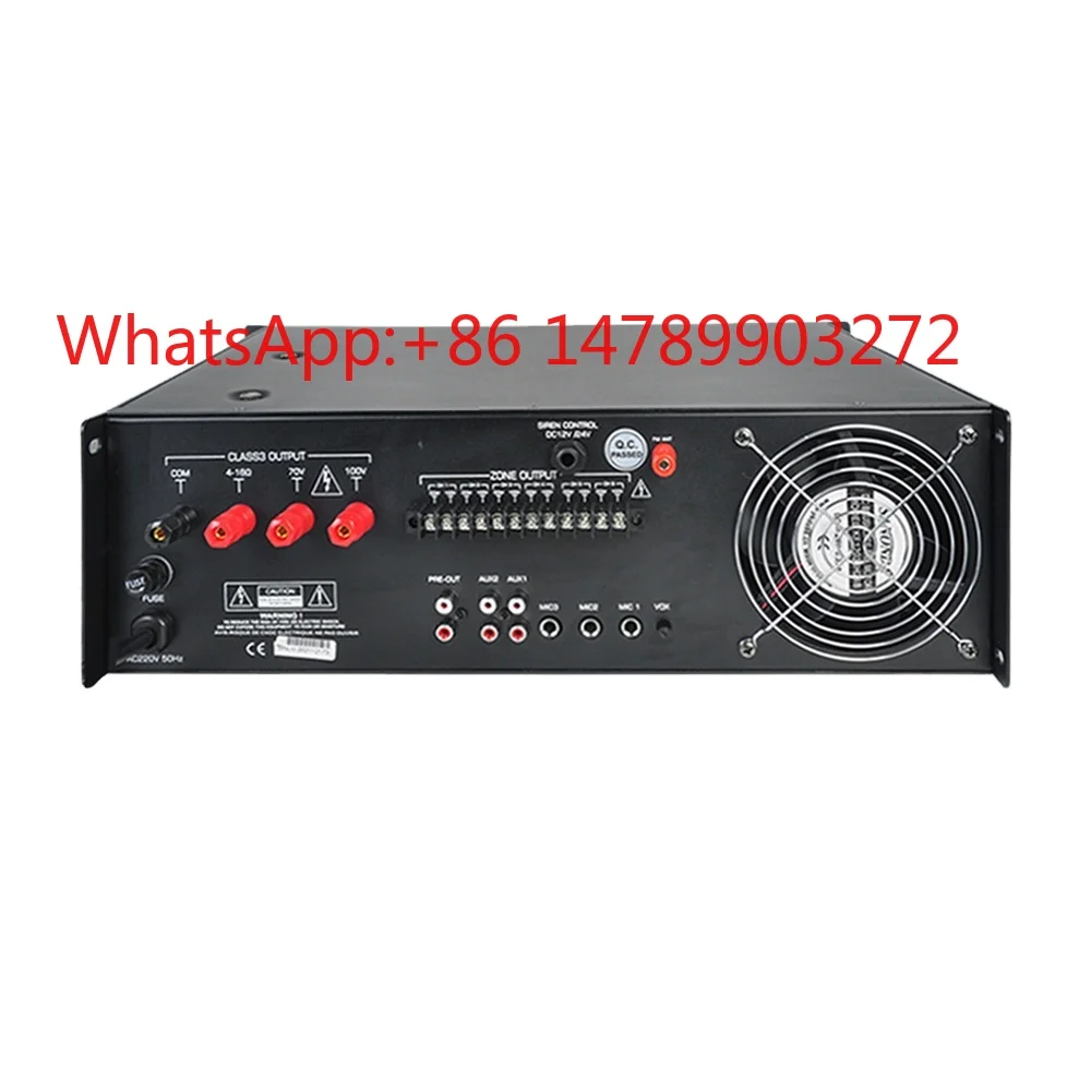 6 Zone Mixer Amplifier USB FM Bluetooth Public Address Stage Audio Equipment
6 Zone Mixer Amplifier USB FM Bluetooth Public Address Stage Audio Equipment