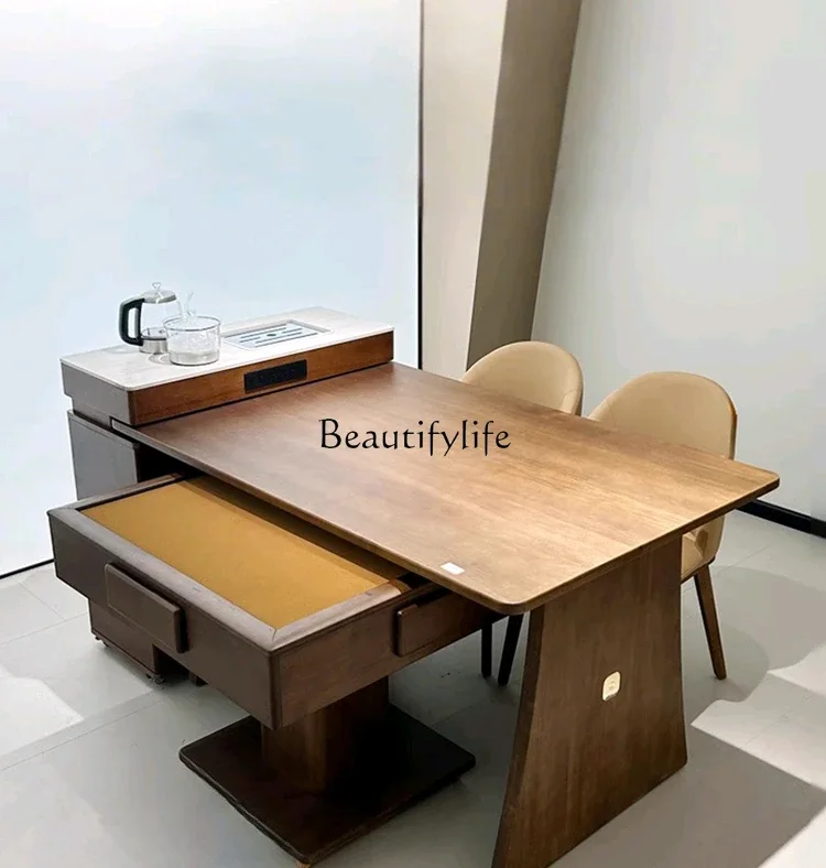 Fully automatic household island dining table mahjong table dual-purpose all-in-one machine solid wood with cabinet
Fully automatic household island dining table mahjong table dual-purpose all-in-one machine solid wood with cabinet