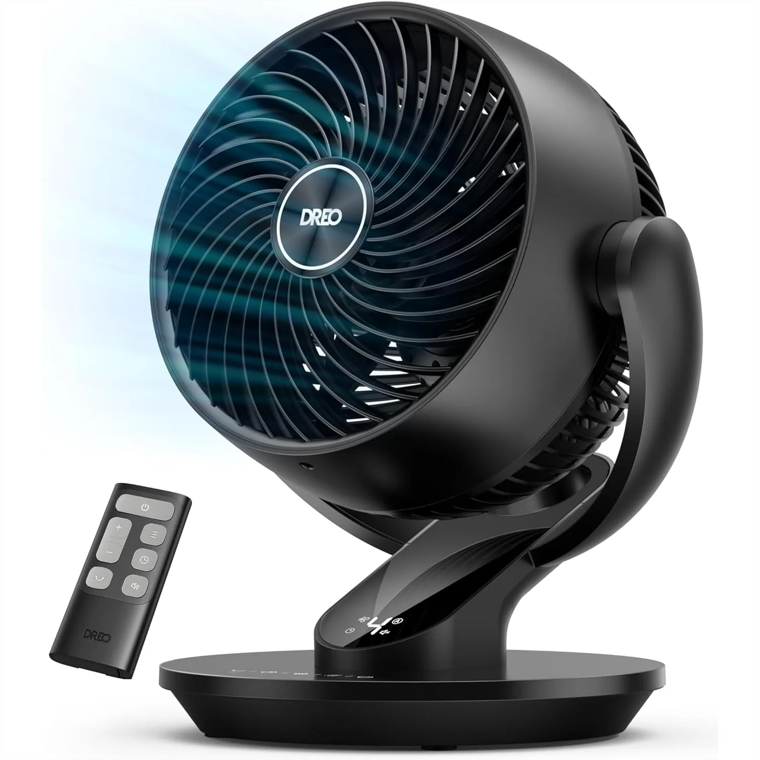 Air Circulator Fan for Bedroom, 13-Inch Oscillating Table Fan with Remote, 25dB Quiet, 75ft Airflow, 4 Speeds, 120° Tilt, 90°
Air Circulator Fan for Bedroom, 13-Inch Oscillating Table Fan with Remote, 25dB Quiet, 75ft Airflow, 4 Speeds, 120° Tilt, 90°