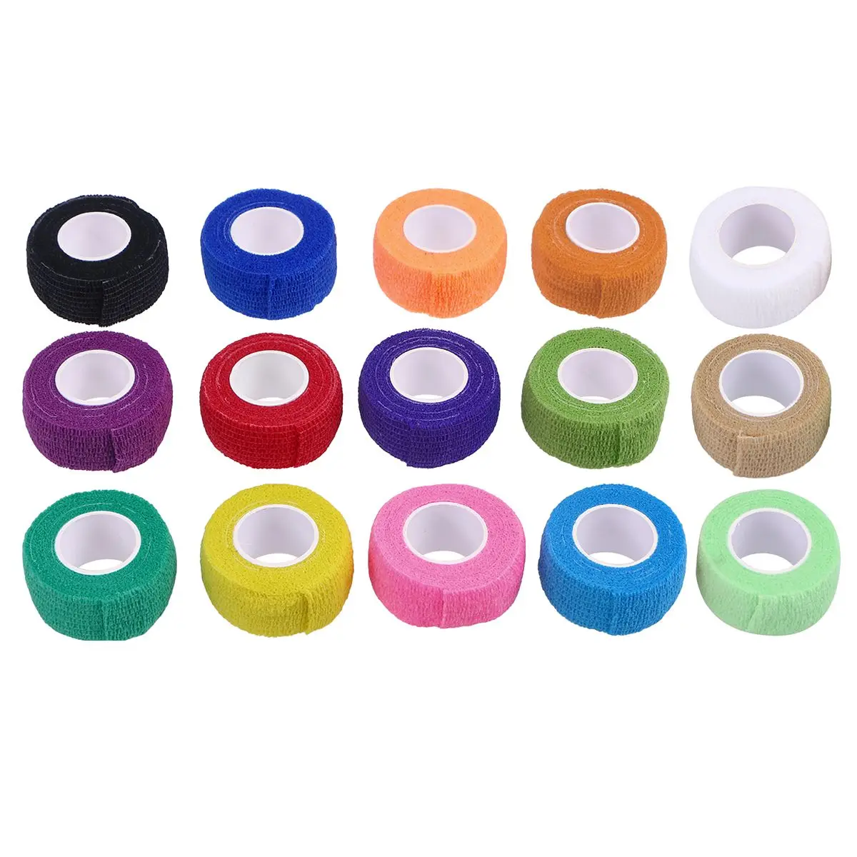 15 Pcs Non-woven Self-adhesive Bandage Elastic Wrap Protective Rolls Strong Support Various Colors Comfortable Skin Touch Injury
15 Pcs Non-woven Self-adhesive Bandage Elastic Wrap Protective Rolls Strong Support Various Colors Comfortable Skin Touch Injury