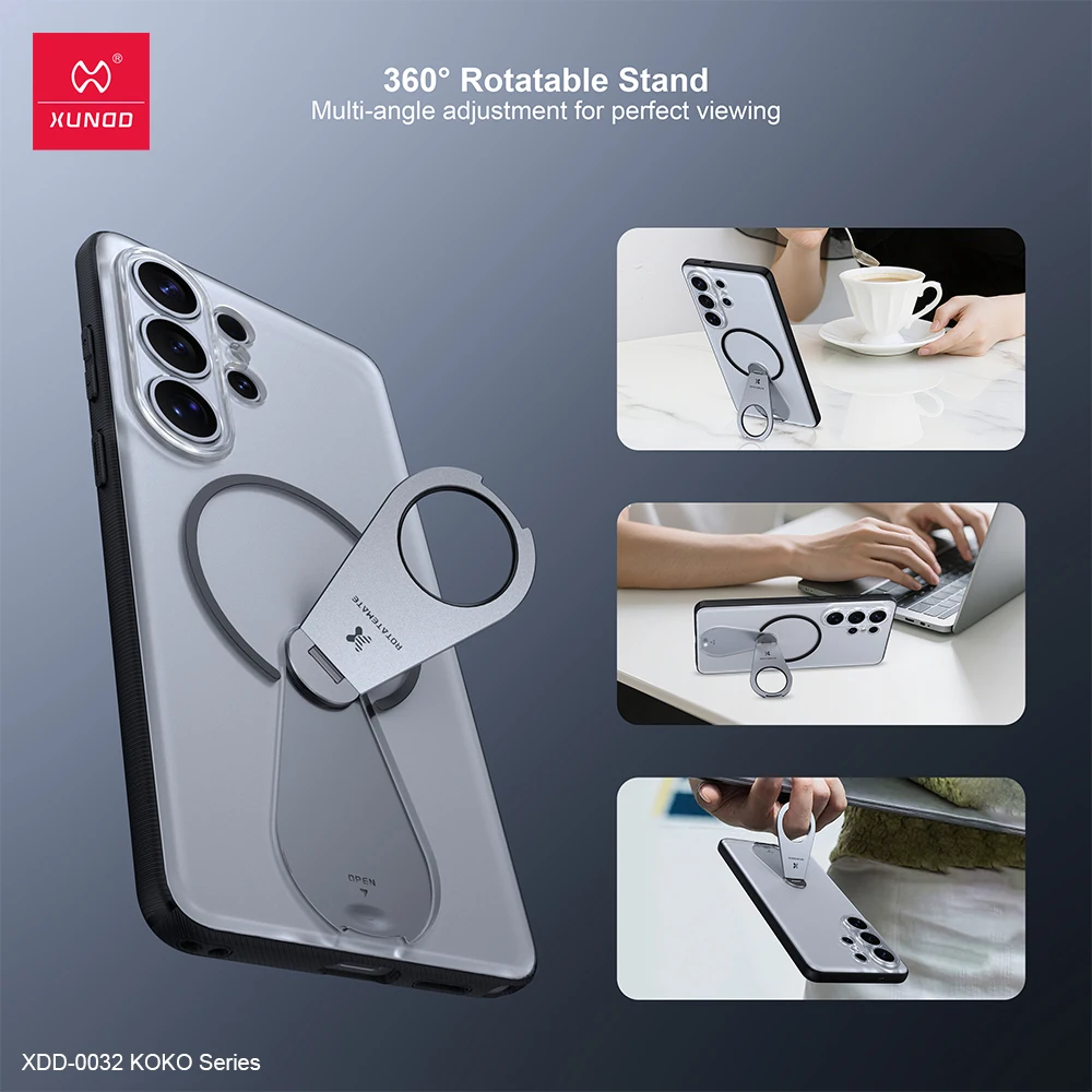 XUNDD Adjustable Magnetic Kickstand Case For Samsung Galaxy S25 S24 S23 Ultra Anti-Slip Shockproof Anti-Fingerprint Matte Cover
XUNDD Adjustable Magnetic Kickstand Case For Samsung Galaxy S25 S24 S23 Ultra Anti-Slip Shockproof Anti-Fingerprint Matte Cover