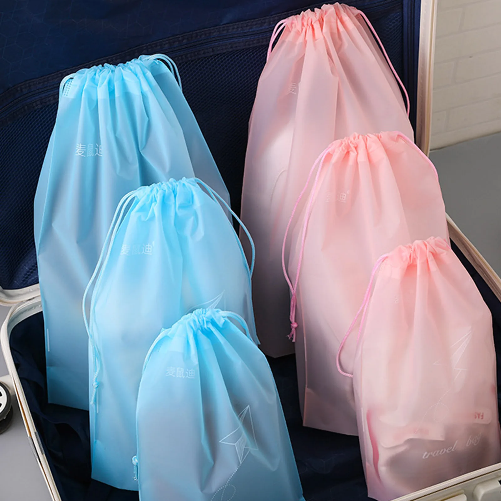 32x42cm Shoes Storage Bag Portable Plastic Organizer Bag For Travel Camping Multifunction Household Dustproof Storage Bags 
32x42cm Shoes Storage Bag Portable Plastic Organizer Bag For Travel Camping Multifunction Household Dustproof Storage Bags