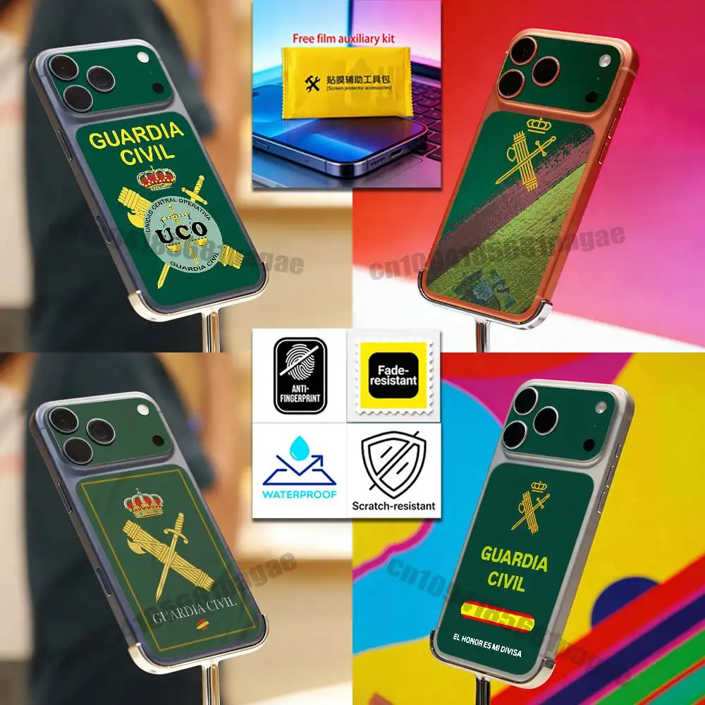 Защитная пленка-наклейка на заднюю панель iPhone 17 Pro Max с эмблемой испанской гражданской гвардии, полное покрытие
Защитная пленка-наклейка на заднюю панель iPhone 17 Pro Max с эмблемой испанской гражданской гвардии, полное покрытие
